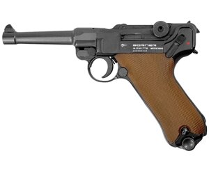 Пневматичний пістолет Borner P08 Luger Blowback (Люгер Парабелум, метал)