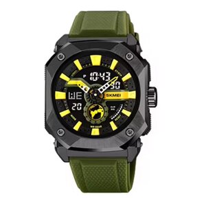 Годинники наручні 2272BKAG SKMEI, BLACK-ARMY GREEN