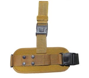 Кобура стегновий ПМ з платформою (cordura1000d, койот)