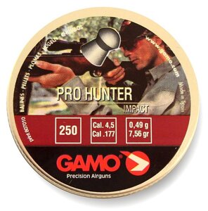 Кулі Gamo Pro Hunter 4.5 мм, 0.49 р, 250шт