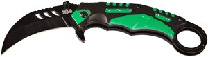 Ніж складний Skif Plus Cockatoo Green (Какаду-Керамбіт, зелений)