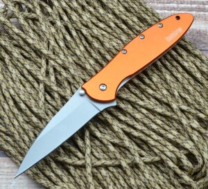 Ніж Kershaw Leek Aluminum orange