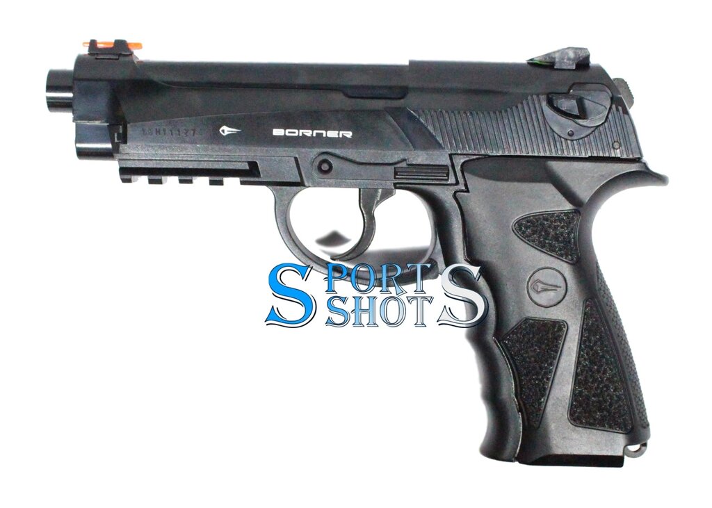 Пневматичний пістолет Borner Sport 306 (Beretta 90, полімер) від компанії Інтернет-магазин "Компот" - фото 1