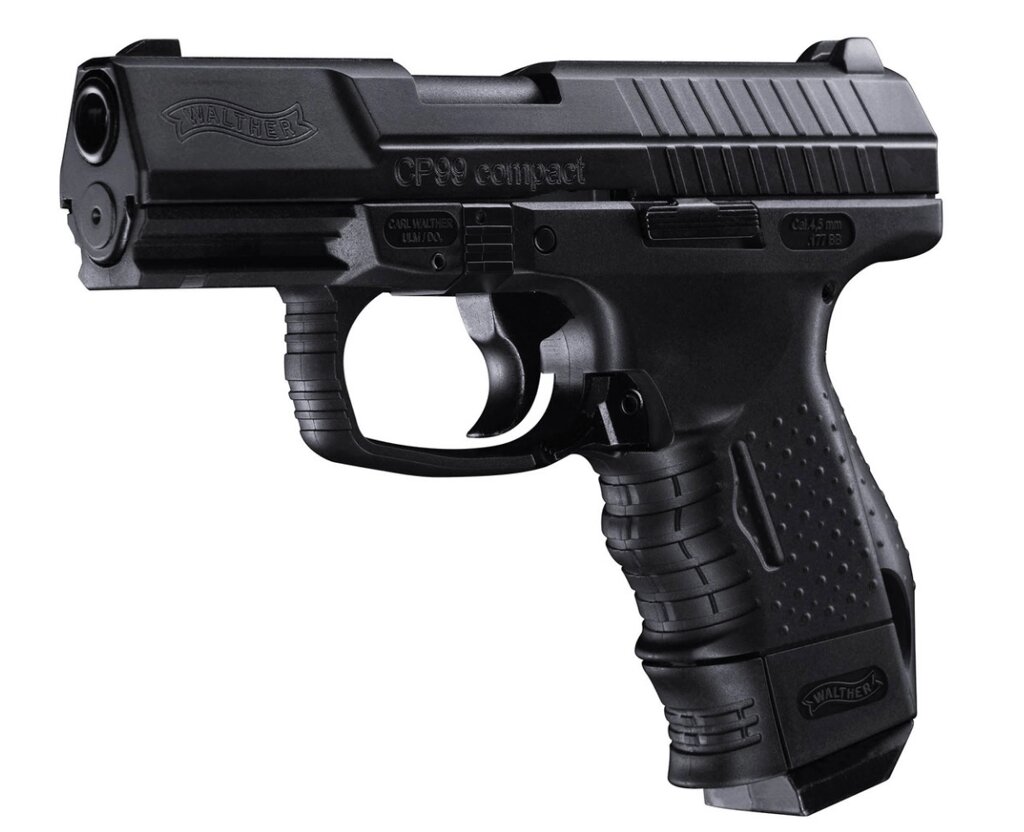 Пневматичний пістолет Umarex Walther CP99 Compact Blowback black (5.8064) від компанії Інтернет-магазин "Компот" - фото 1