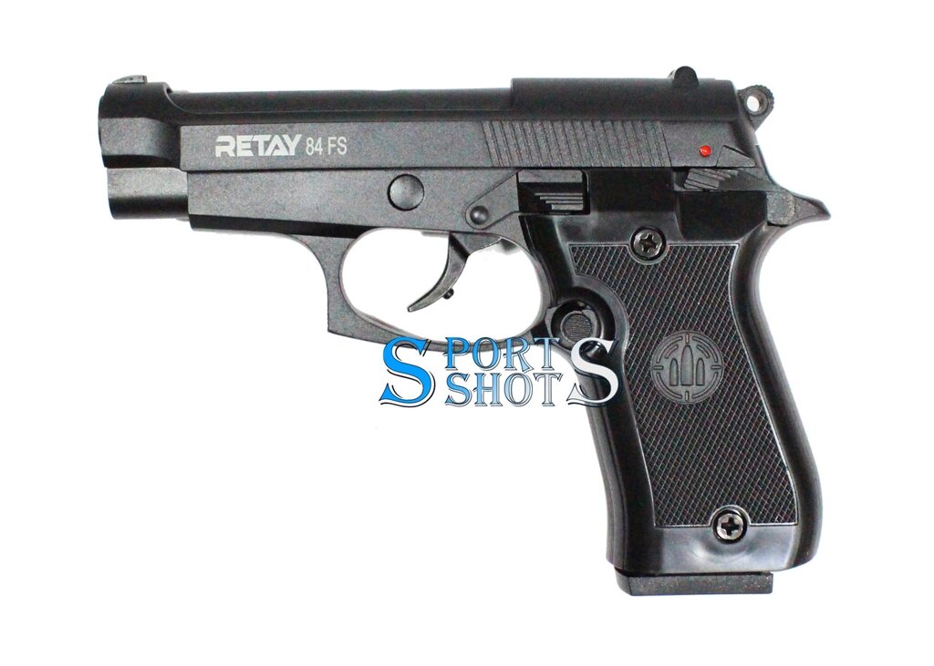 Стартовий пістолет Retay 84FS black (Beretta M84 FS) від компанії Інтернет-магазин "Компот" - фото 1