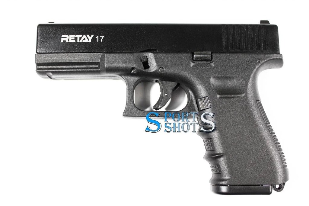 Стартовий пістолет Retay G 17 black (Glock 17) від компанії Інтернет-магазин "Компот" - фото 1