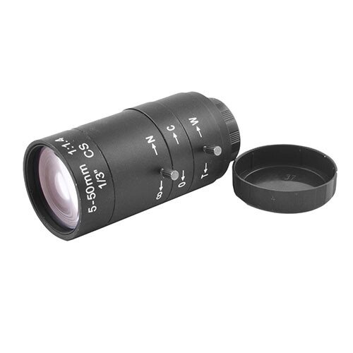 Варіофокальний об'єктив CCTV 1/3 PT05050  5mm-50mm F1.6 Manual Iris від компанії Інтернет-магазин "Компот" - фото 1