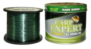 Волосінь carp expert DARK GREEN 0.27 мм 1200 м