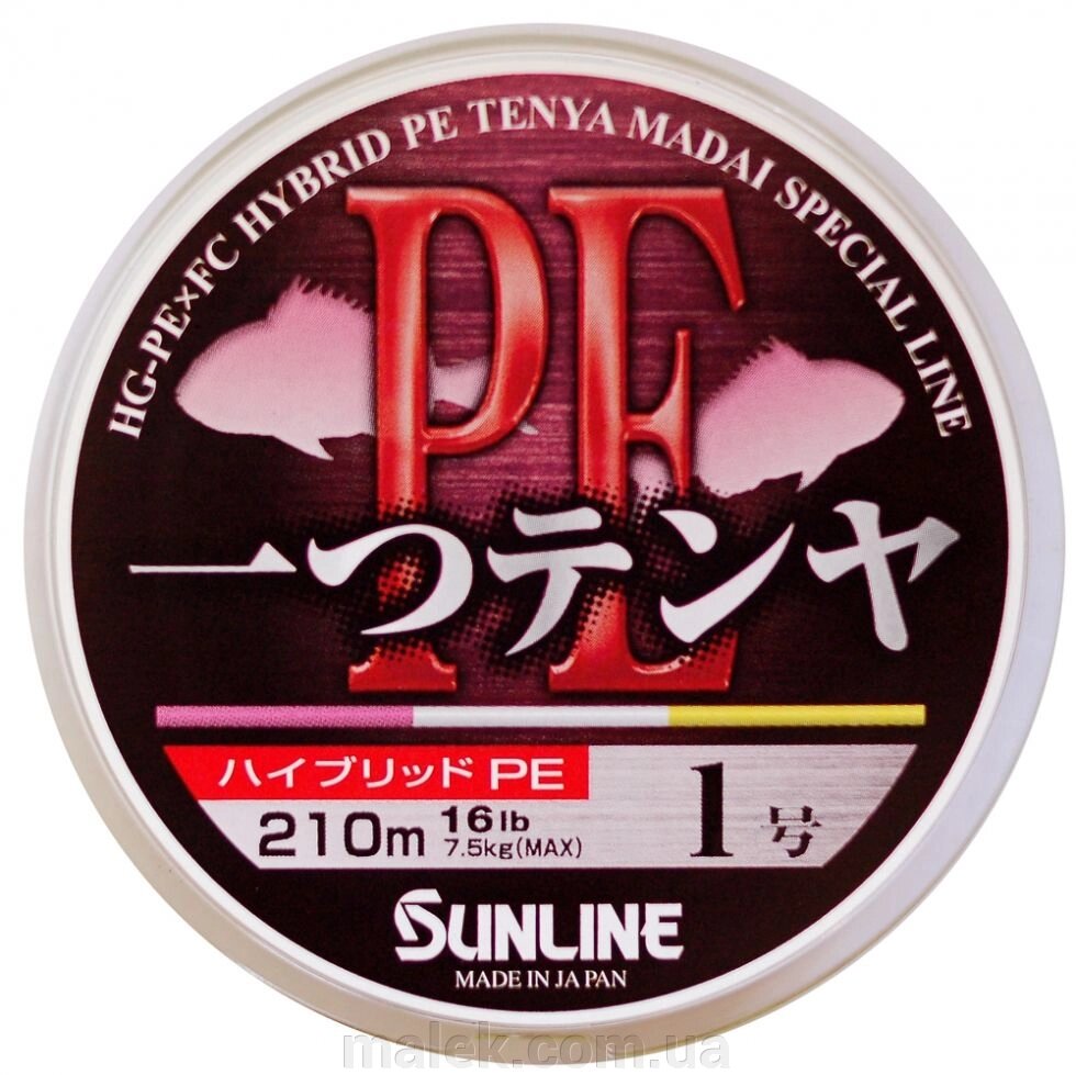 Шнур Sunline Hitotsu Tenya PE 210m # 0.6 / 0.145мм 10LB / 4.2кг від компанії Мальок - фото 1