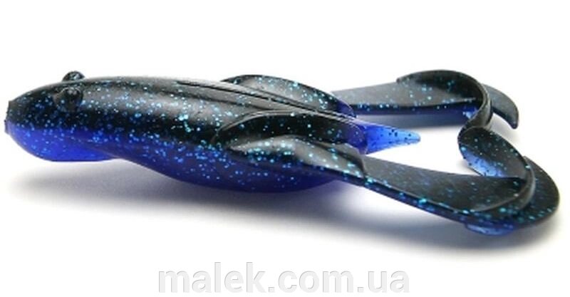 Силiкон Keitech Noisy Flapper 3.5" 413 Black Blue від компанії Мальок - фото 1