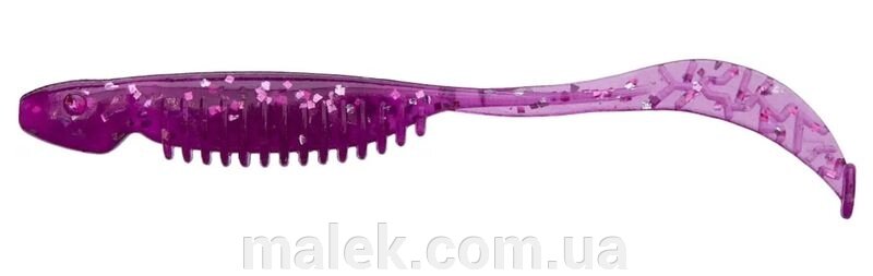 Силікон Reins CURLY SHAD 3.5" 428 Purple Dynamite від компанії Мальок - фото 1