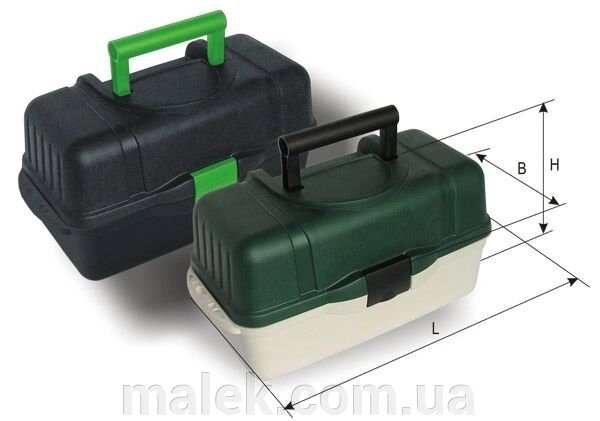 Ящик AQUATECH plastics з 3-ма полками від компанії Мальок - фото 1