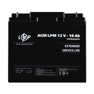 Акумулятор AGM LPM 12V - 18 ah