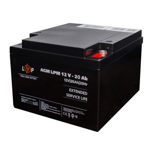 Акумулятор AGM LPM 12V-20 Ah під болт М5