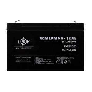 Акумулятор AGM LPM 6V - 12 ah