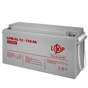 Акумулятор гелевий LPM-GL 12V - 150 Ah