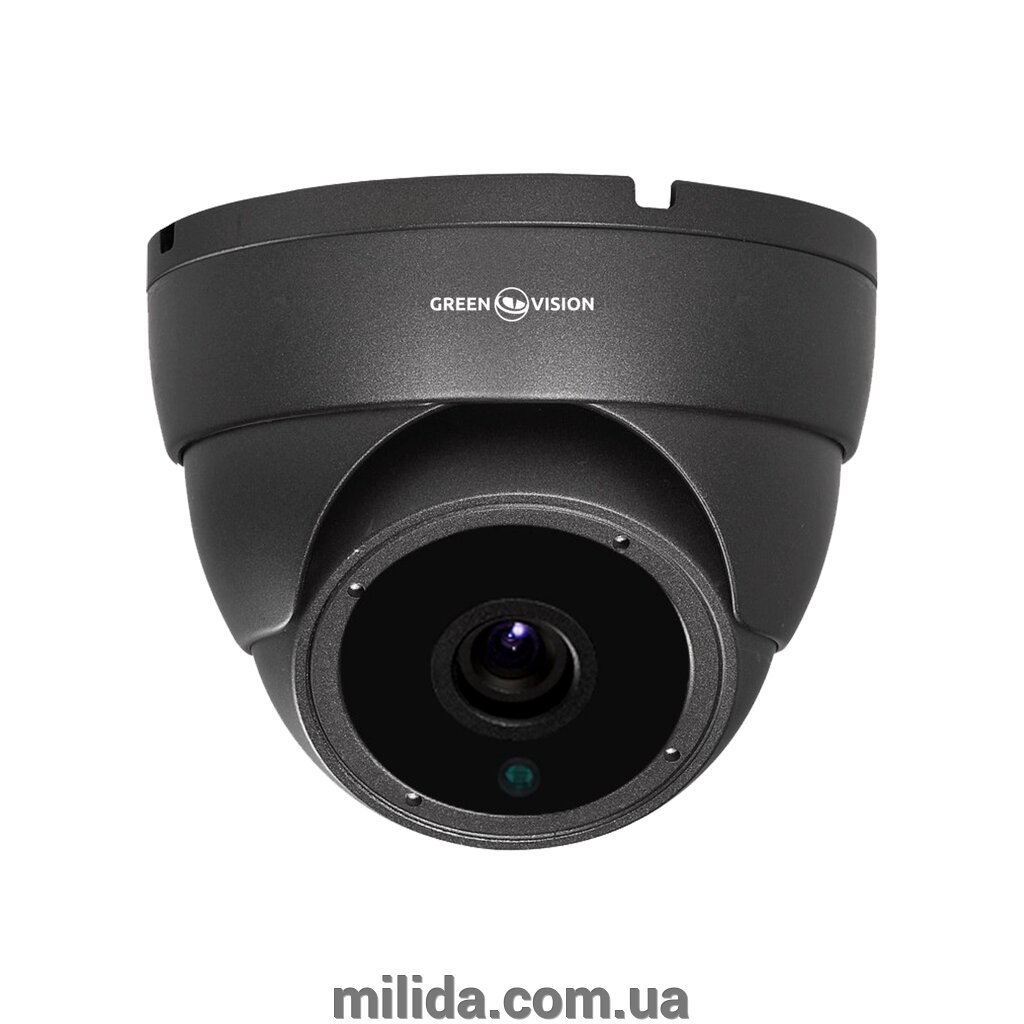 Антивандальна IP-камера GreenVision GV-158-IP-M-DOS50-30H POE 5MP Dark Grey (Ultra) від компанії інтернет-магазин "_Міліда_" - фото 1