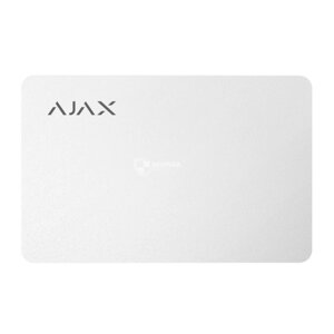 Безкоштовна карта Ajax Pass white для клавіатури KeyPad Plus.