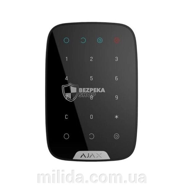 Бездротова клавіатура сенсорна Ajax Keypad black від компанії інтернет-магазин "_Міліда_" - фото 1