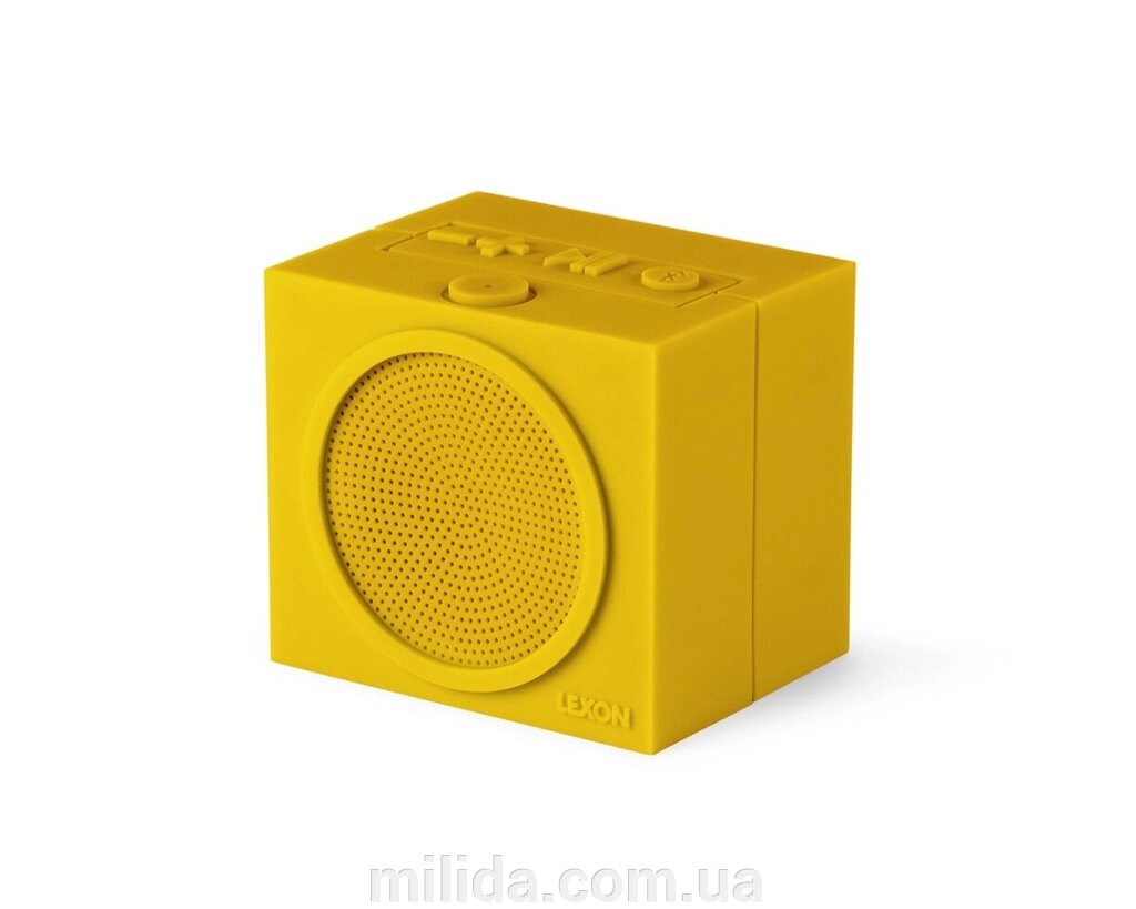 Bluetooth-динамік "Tykho Speaker" LEXON LA104J7, вологозахисний корпус жовтого кольору від компанії інтернет-магазин "_Міліда_" - фото 1