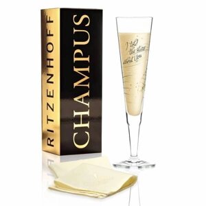 Келих для шампанського з кришталю Ritzenhoff 1070269, дизайн від Наталії Яблунівській, 200 мл, висота 24 см