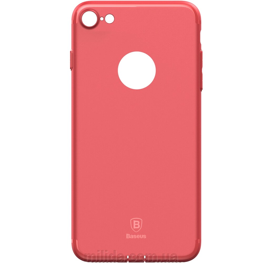 Чохол Baseus для iPhone 8/7 Simple Solid Red (ARAPIPH7-MS09) від компанії інтернет-магазин "_Міліда_" - фото 1