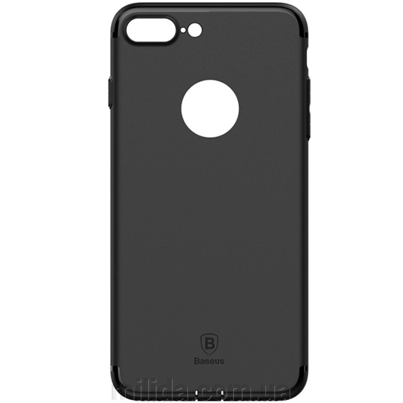 Чохол Baseus для iPhone 8 Plus/7 Plus Simple Solid Black (ARAPIPH7P-MS01) від компанії інтернет-магазин "_Міліда_" - фото 1