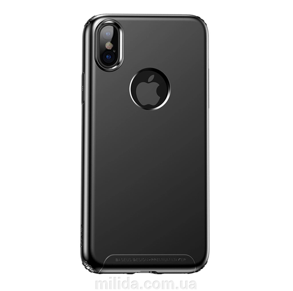 Чохол Baseus для iPhone X/X Soft Case Black (WIAPIPHX-SJ01) від компанії інтернет-магазин "_Міліда_" - фото 1