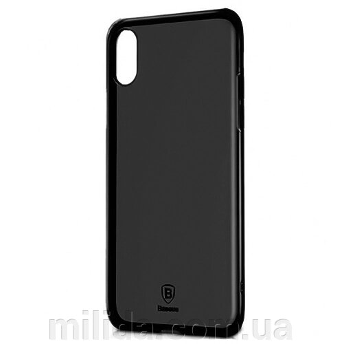 Чохол Baseus для iPhone X/Xs Anti-fall TPU Transparent Black (ARAPIPHX-C01) від компанії інтернет-магазин "_Міліда_" - фото 1