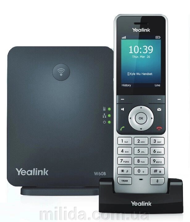 DECT IP-телефон Yealink W60P від компанії інтернет-магазин "_Міліда_" - фото 1