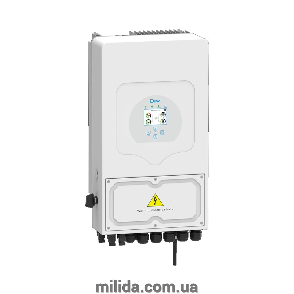 DEYE for LP Гібридний однофазний інвертор SUN-8K-SG05LP1-EU Wi-Fi від компанії інтернет-магазин "_Міліда_" - фото 1