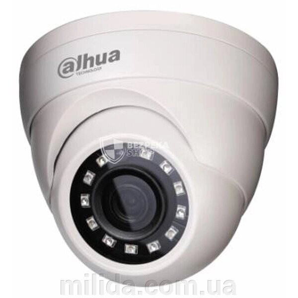 HD-CVI відеокамера 2 Мп Dahua HAC-HDW1200MP-S3-0360B для системи відеоспостереження від компанії інтернет-магазин "_Міліда_" - фото 1