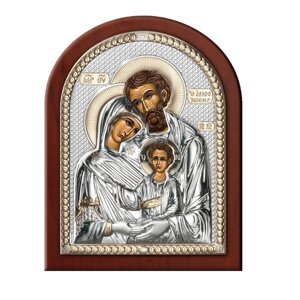Ікона Срібло Святе Сімейство Відкрите обличчя, розмір 1L ORO -60 x 85)