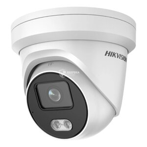 IP-відеокамера 2 Мп Hikvision DS-2CD2327G2-LU (4 мм) ColorVu з вбудованим мікрофоном