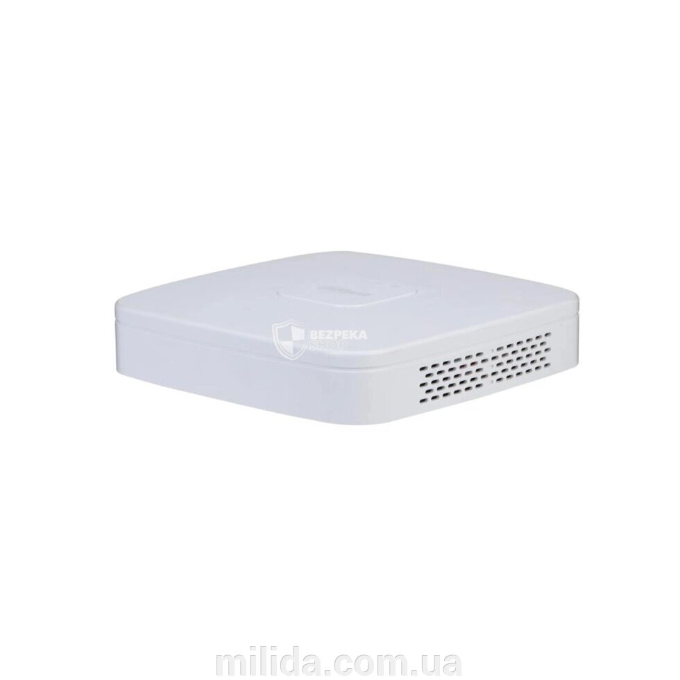 IP-відеореєстратор 4-канальний з PoE Dahua DHI-NVR2104-PI з AI функціями для систем відеоспостереження від компанії інтернет-магазин "_Міліда_" - фото 1