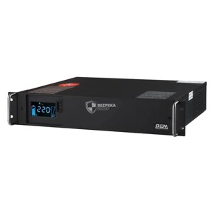 Джерело безперебійного живлення Powercom KIN-1200AP RM LCD 1200ВА/720Вт лінійно-інтерактивний
