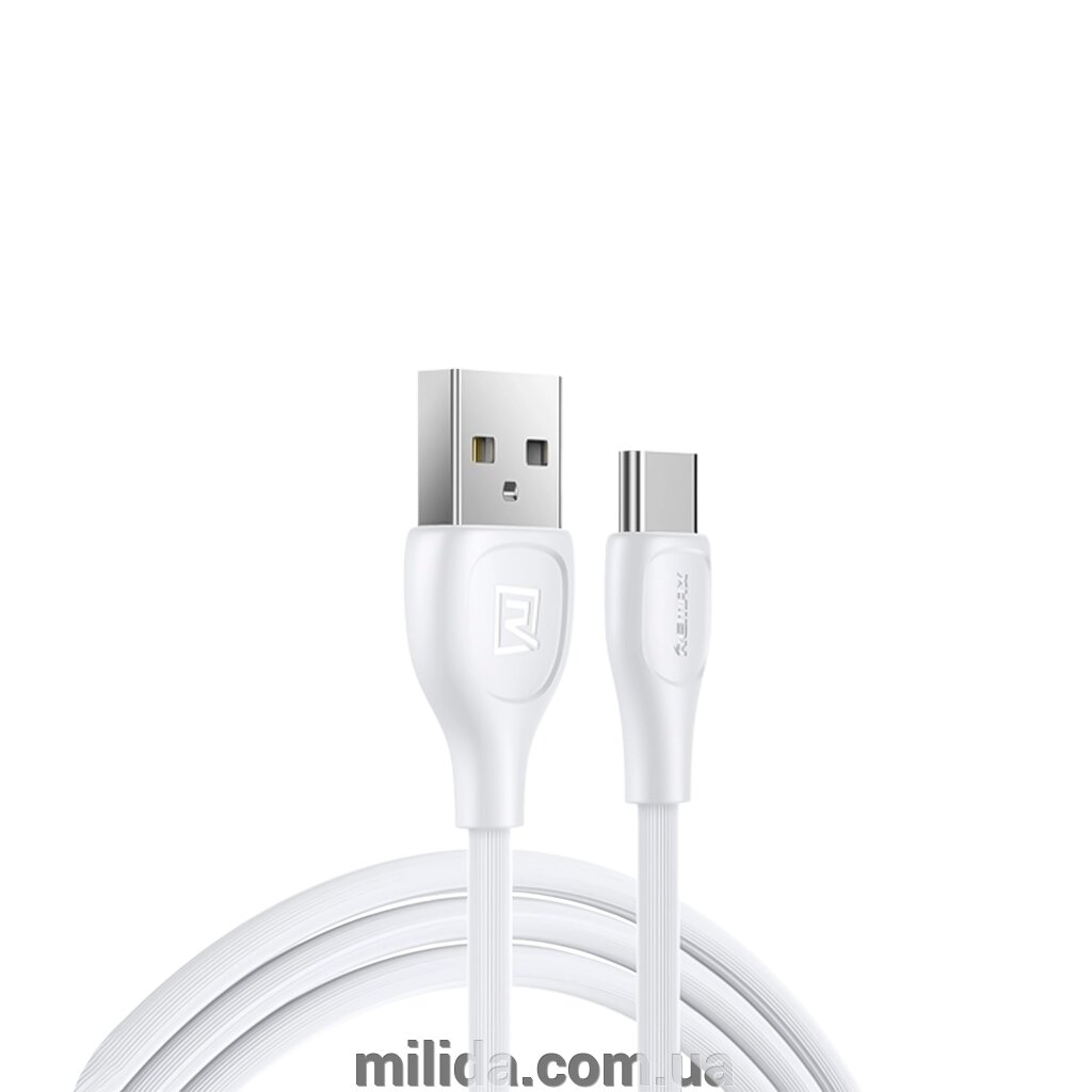 Кабель Remax Lesu Pro USB 2.0 to Type-C 2.1A 1M Білий (RC-160a-w) від компанії інтернет-магазин "_Міліда_" - фото 1