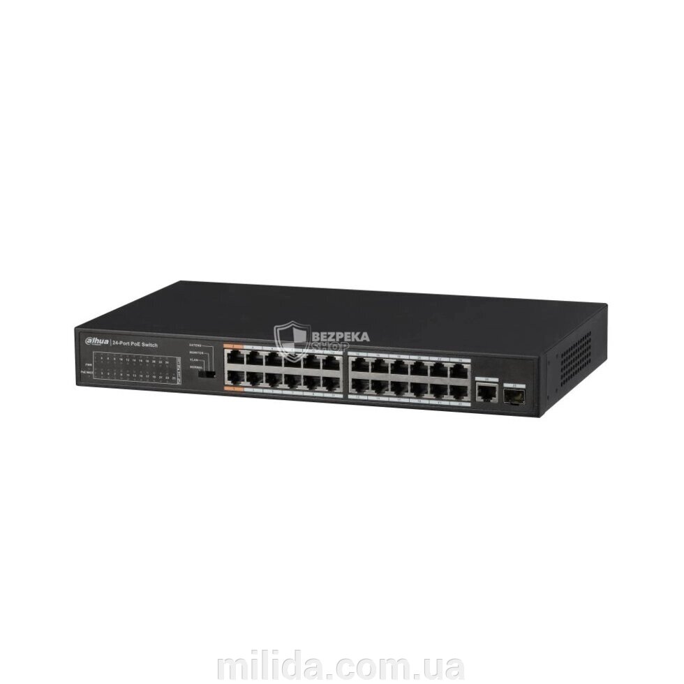 Керований 25-портовий PoE комутатор Dahua PFS3125-24ET-190 з 24 портами PoE від компанії інтернет-магазин "_Міліда_" - фото 1