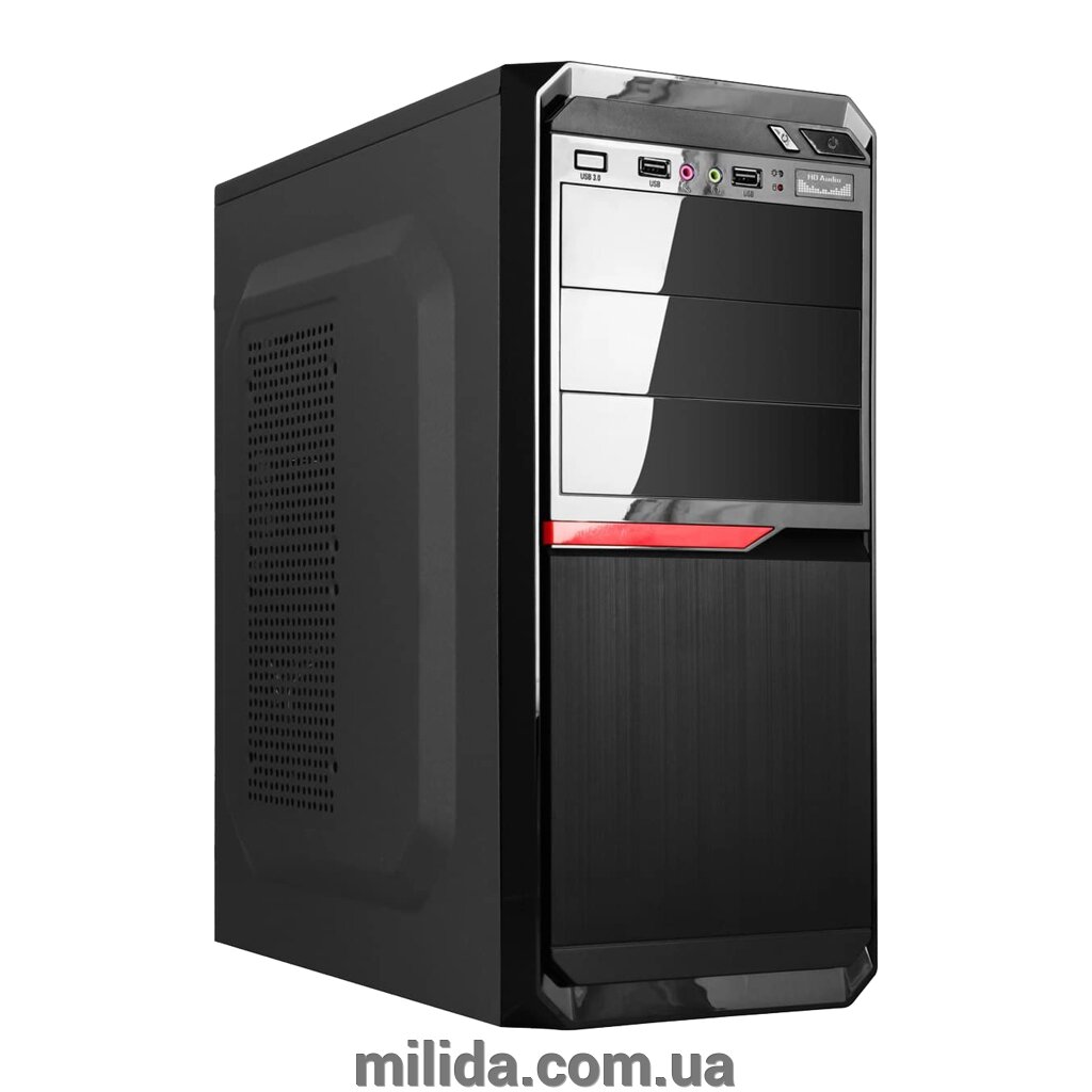 Комп'ютерний корпус LP 2111 без БП Black Case Chassis cover 2xUSB2.0, 1xUSB3.0 від компанії інтернет-магазин "_Міліда_" - фото 1