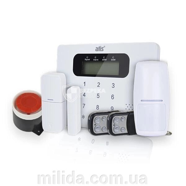 Комплект бездротової GSM сигналізації ATIS Kit GSM 100 із вбудованою клавіатурою. від компанії інтернет-магазин "_Міліда_" - фото 1