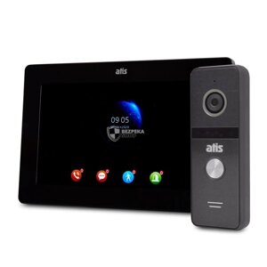 Комплект Wi-Fi відеодомофона 7" ATIS AD-770FHD/T-Black з підтримкою Tuya Smart + AT-400HD Black
