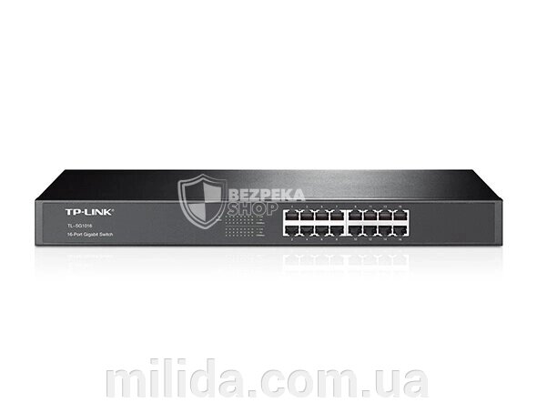 Комутатор TP-LINK TL-SG1016 16xGE некерований 19" 1U від компанії інтернет-магазин "_Міліда_" - фото 1