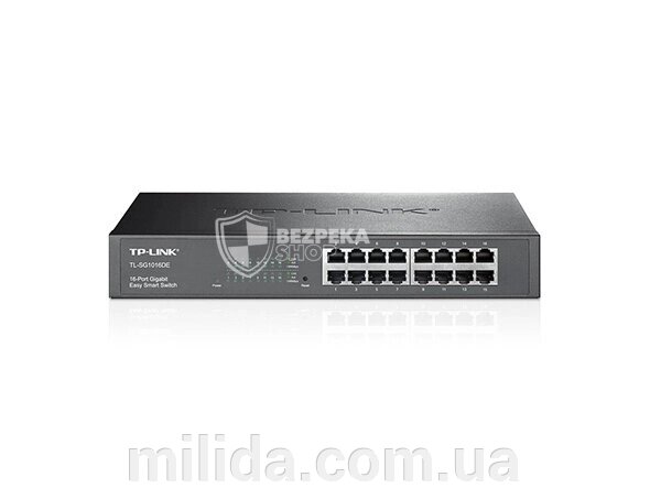 Комутатор TP-LINK TL-SG1016DE 16xGE EasySmart 13" 1U від компанії інтернет-магазин "_Міліда_" - фото 1