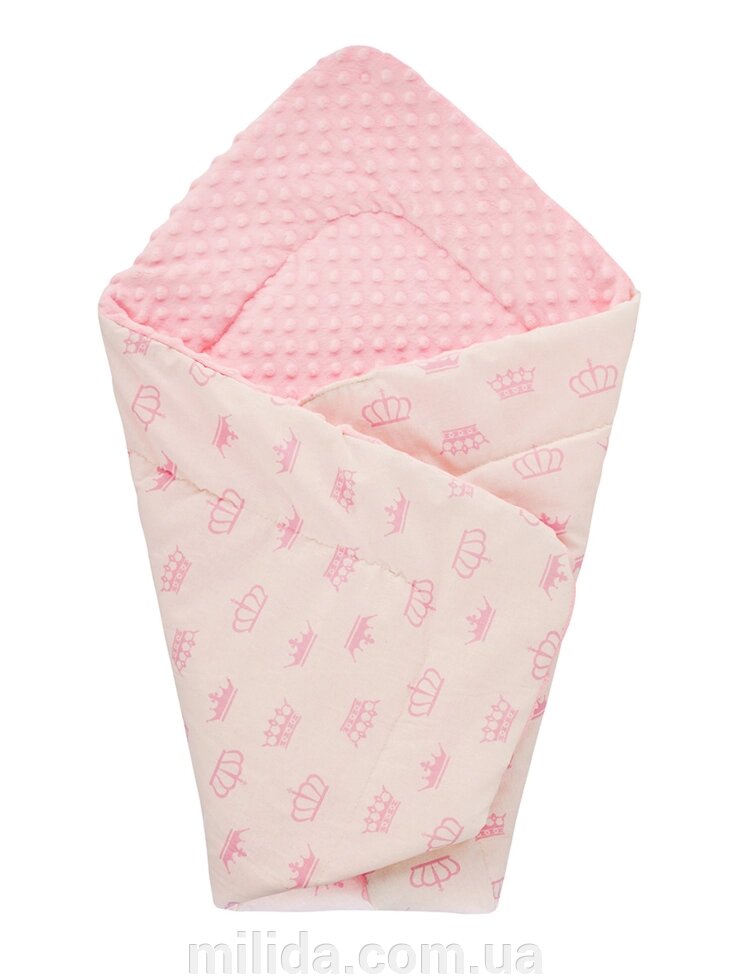 Конверт DOTINEM Minky плюшевий дитячий рожевий 75х85 см (213145-1) від компанії інтернет-магазин "_Міліда_" - фото 1