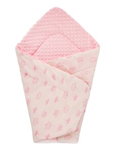 Конверт DOTINEM Minky плюшевий дитячий рожевий 75х100 см (213148-1)