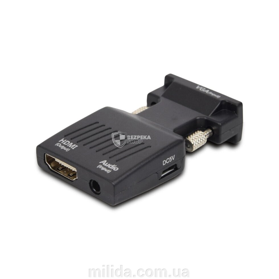 Конвертер відеосигналу ATIS VGA-HDMI-C з кабелями від компанії інтернет-магазин "_Міліда_" - фото 1