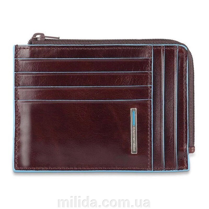 Кредитница Piquadro Blue Square/Cognac PU1243B2R_MO від компанії інтернет-магазин "_Міліда_" - фото 1