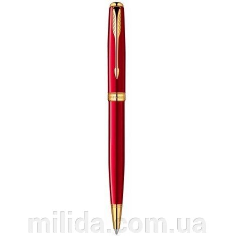 Кулькова ручка Parker Sonnet Laque Ruby Red GT BP 85 932R від компанії інтернет-магазин "_Міліда_" - фото 1