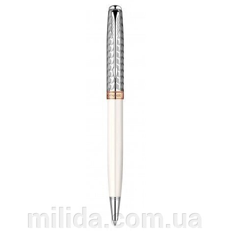 Кулькова ручка Parker Sonnet Metal & Pearl CT BP 85 532M від компанії інтернет-магазин "_Міліда_" - фото 1