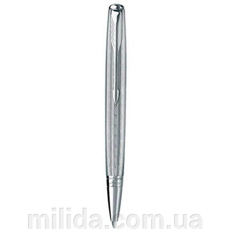 Кулькова ручка Parker Sonnet Mono Chiselled Silver PT BP 85 430S від компанії інтернет-магазин "_Міліда_" - фото 1